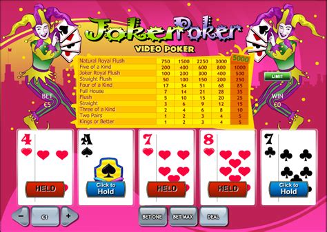 joker poker online tips